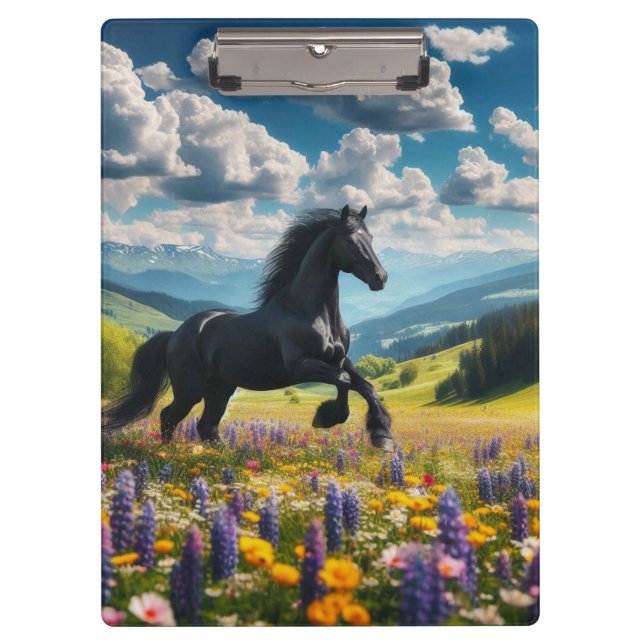 Pranchetas Cavalo/cavalo macho da primavera floral  (Frente)