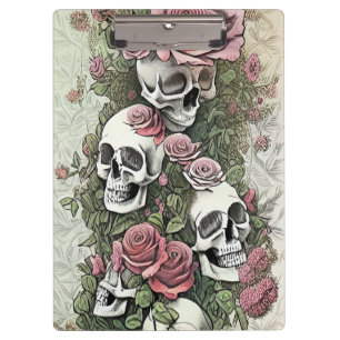 Pranchetas Caveira e Rosas