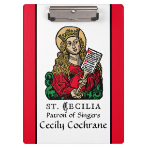 Pranchetas Cecilia com Hymn Conselho (Nuremberg)