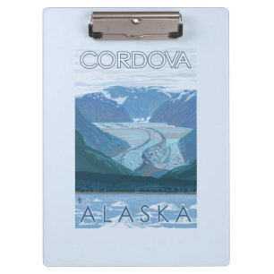 Pranchetas Cena da geleira - Cordova, Alaska