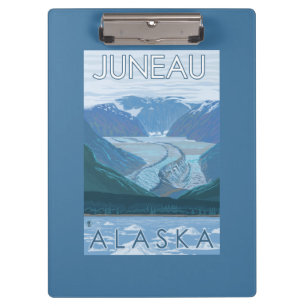 Pranchetas Cena da geleira - Juneau, Alaska