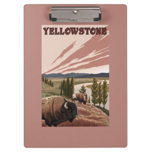 Pranchetas Cena de YellowstoneBison