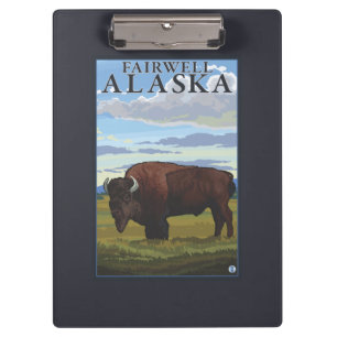 Pranchetas Cena do bisonte - Fairwell, Alaska