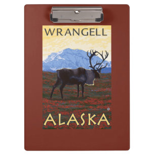 Pranchetas Cena do caribu - Wrangell, Alaska