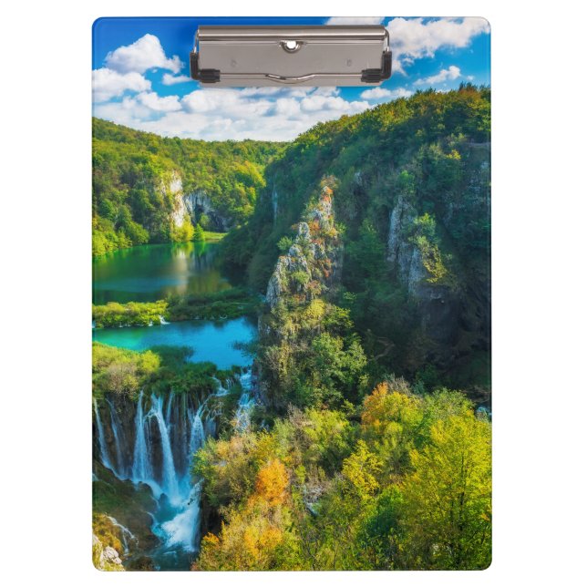 Pranchetas Cenário de cachoeira elegante, Croácia (Frente)