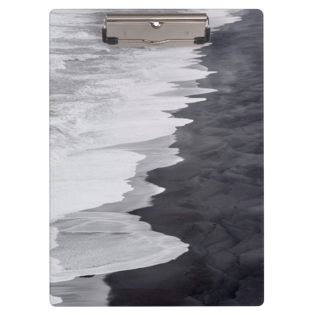 Pranchetas Cenário de praia em preto e branco (Frente)