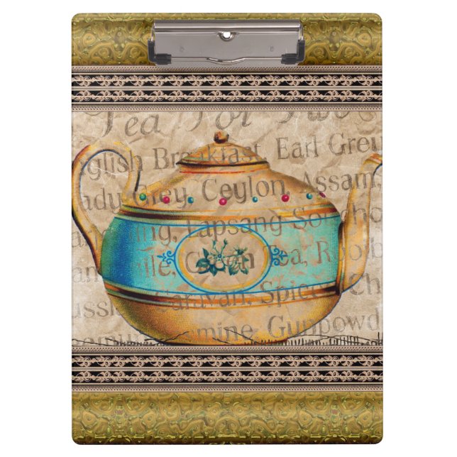 Pranchetas Chá para Dois Clipboard (Frente)