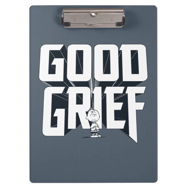 Pranchetas Charlie Brown "Good Grief" Rock Banda Tee Graphic (Frente)