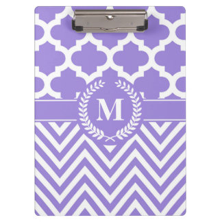 Pranchetas Chevron e Quatrefoil