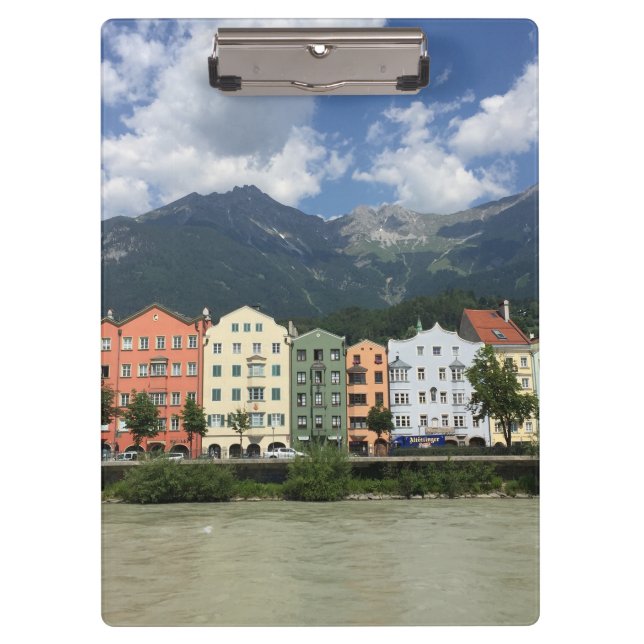 Pranchetas Cidade de Innsbruck, Áustria, no Tirol (Frente)