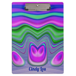 Pranchetas CINDY LOU ~ 3D! Rosa, Roxo, Verde, Azul