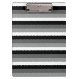 Pranchetas Cinza Black White Stripes Design