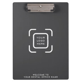 Pranchetas Cinza de boas-vindas do logotipo do Dental Office 