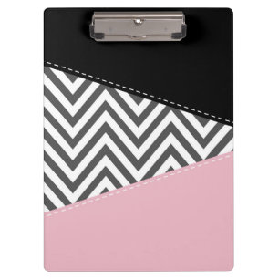 Pranchetas Cinza Zigzag, Cinza Chevron, Zigzag Patterno, Rosa