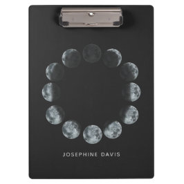 Pranchetas Círculo de Fase da Lua Personalizada com Escola de