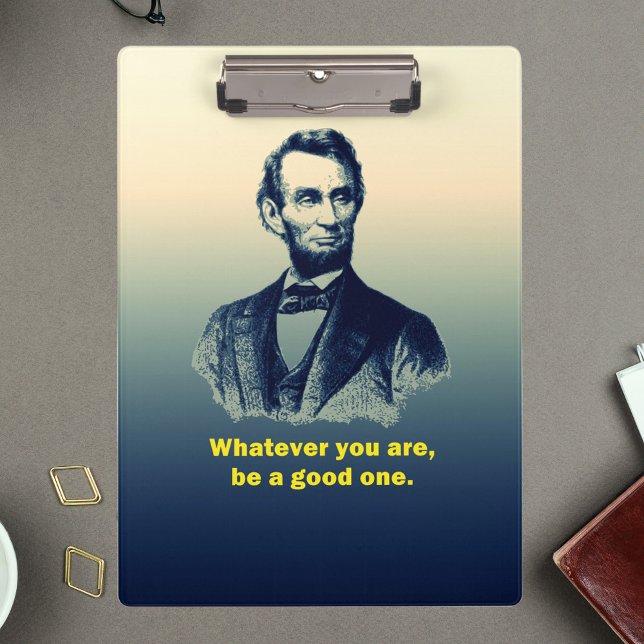 Pranchetas Citação de Abraham Lincoln (Criador carregado)
