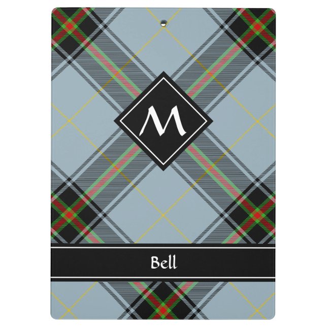 Pranchetas Clan Bell Tartan (Verso)