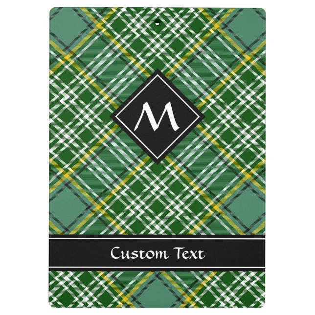 Pranchetas Clan Currie Tartan (Verso)