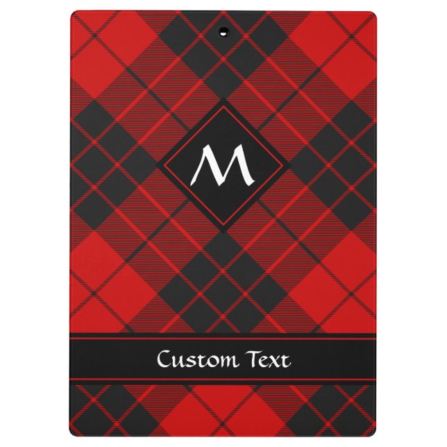 Pranchetas Clan Macleod de Raasay Tartan (Verso)