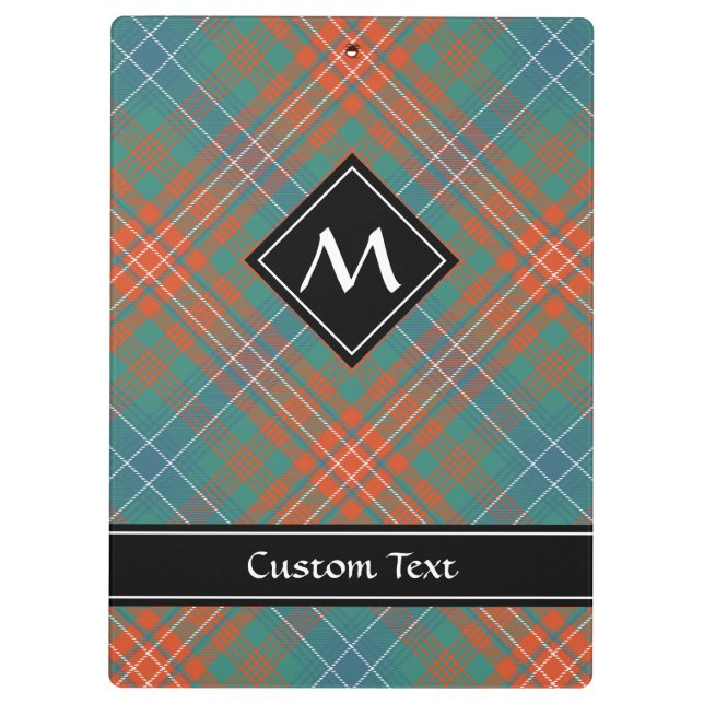 Pranchetas Clan Wilson Antigo Tartan (Verso)