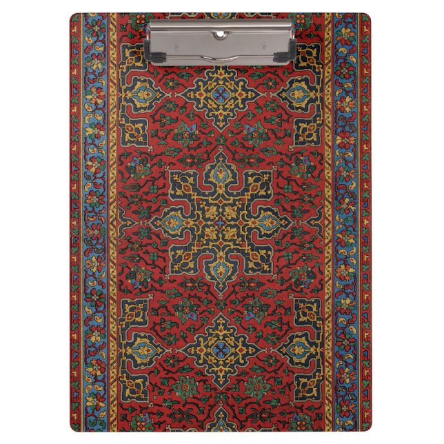 Pranchetas Classic Red and Blue,Persian Rug Carpet Pattern (Frente)