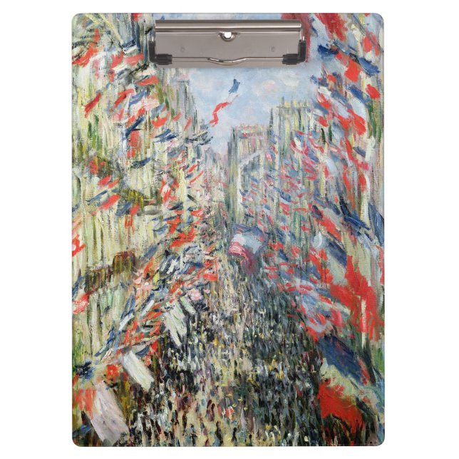 Pranchetas Claude Monet | a rua Montorgueil, Paris (Frente)