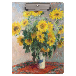 Pranchetas Claude Monet Buquê de Girassóis 1881 Arte