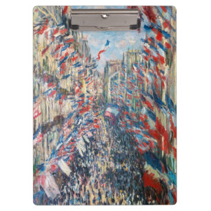 Pranchetas Claude Monet - La Rue Montorgueil - Paris