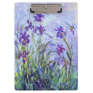 Pranchetas Claude Monet - Lilac Irises / Iris Mauves