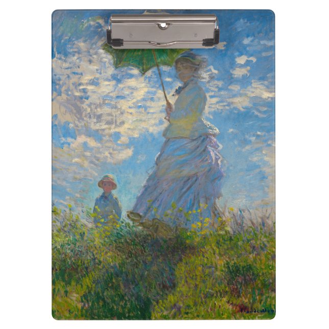 Pranchetas Claude Monet Mulher com Parasol (Frente)