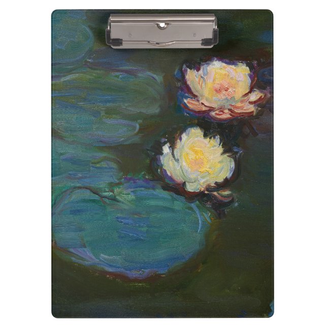Pranchetas Claude Monet Nenúfares Arte a Óleo Impressionista (Frente)