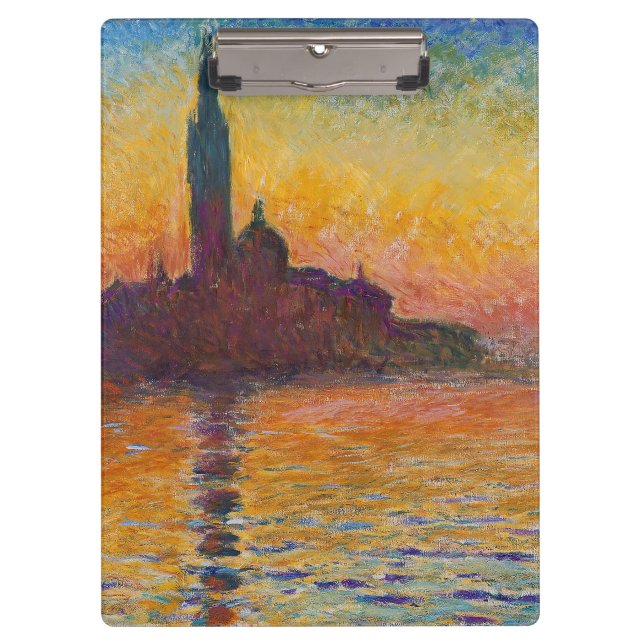 Pranchetas Claude Monet - San Giorgio Maggiore em Dusk (Frente)