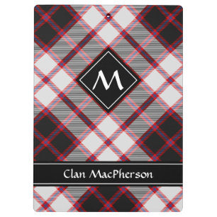 Pranchetas Clipboard Clan MacPherson caçando Tartan