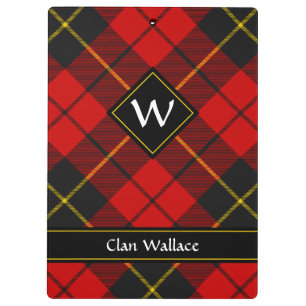 Pranchetas Clipboard Clan Wallace Tartan