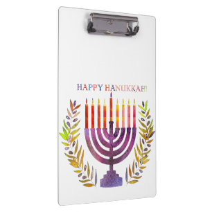 Pranchetas Clipboard de Hanukkah Feliz