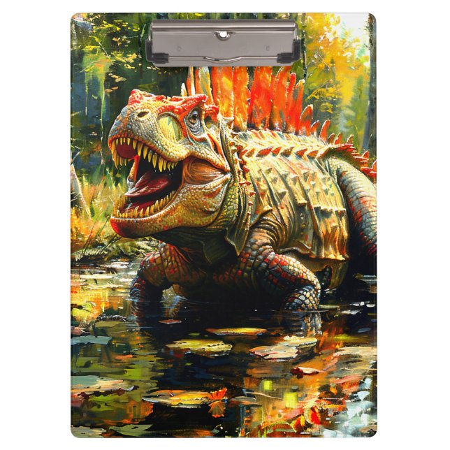 Pranchetas Clipboard Dinosaur (Frente)