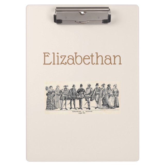 Pranchetas Clipboard Elizabethan (Frente)