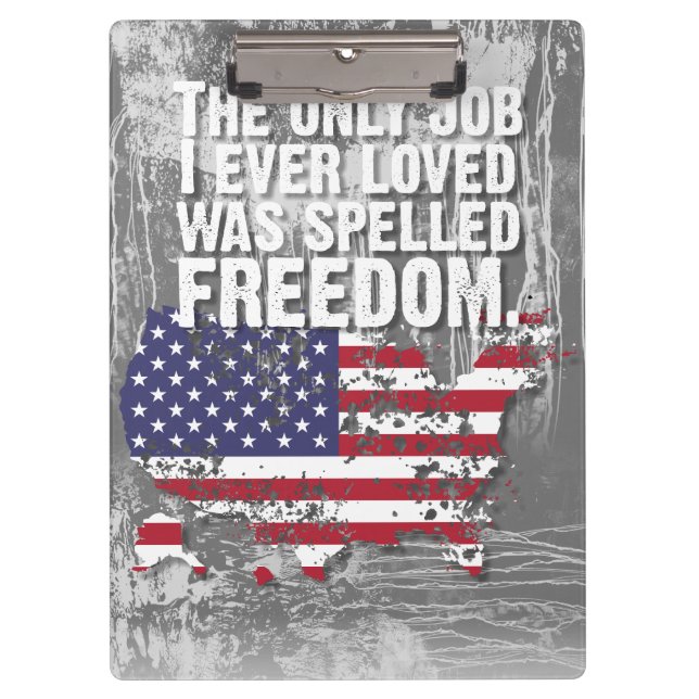 Pranchetas Clipboard – Freedom Job (Frente)