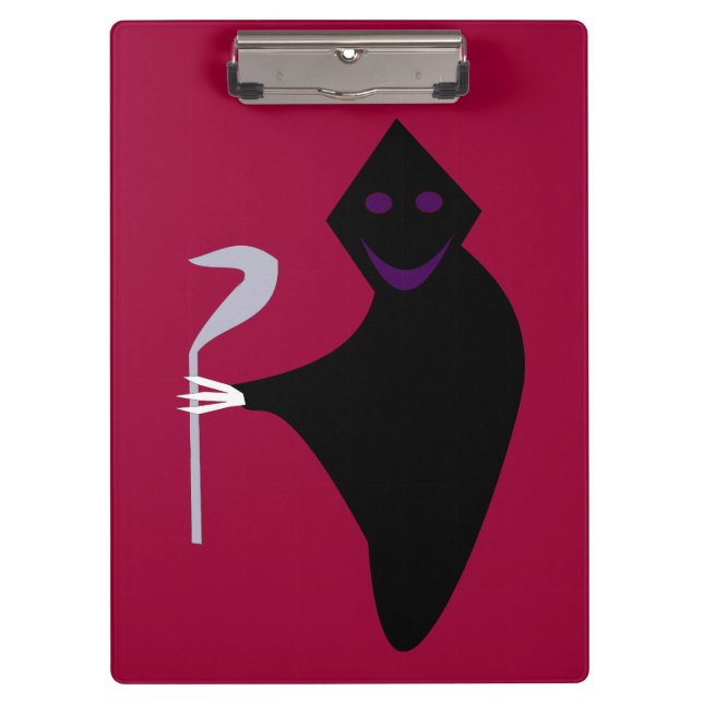 Pranchetas Clipboard Grim Reaper Halloween (Frente)
