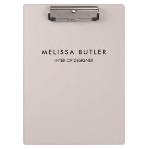 Pranchetas Clipboard Minúscula Moderna Blush Beige