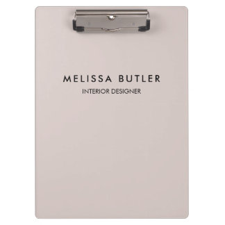 Pranchetas Clipboard Minúscula Moderna Blush Beige