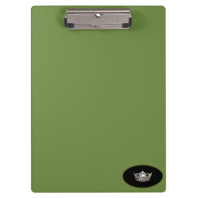 Pranchetas Clipboard Miss América Crown (Frente)