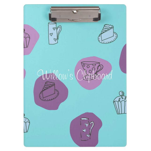 Pranchetas Clipboard Quirky Tea 2 (Frente)