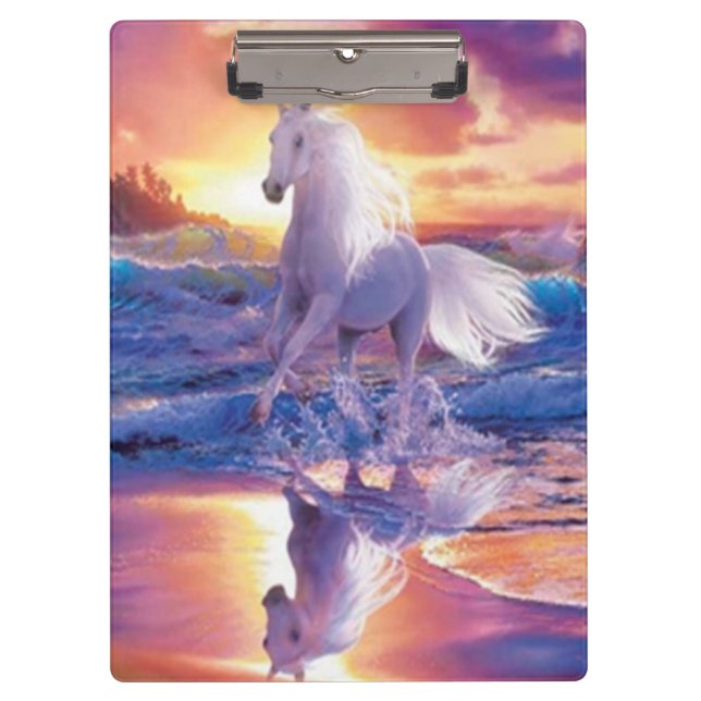 Pranchetas Clipboard White Stallion (Frente)