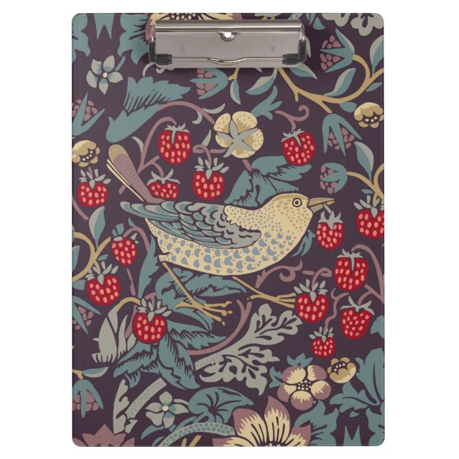 Pranchetas Clipboard William Morris Strawberry Thief (Frente)