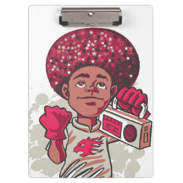 Pranchetas Clipboard – YOUTH Power Afro & Boombox Urban