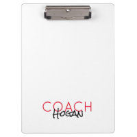 COACH NAME texto personalizado vermelho preto Spor