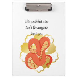 Pranchetas Cobra vermelho em uma flor Ouro" | Única e Luxuosa