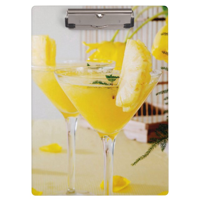 Pranchetas Cocktail Fresca de abacaxi e gengibre (Frente)