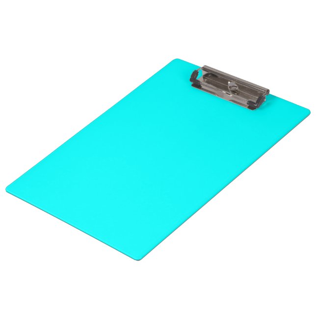 Pranchetas Código hexadecimal azul claro Neon 00ffff (Inclinado)